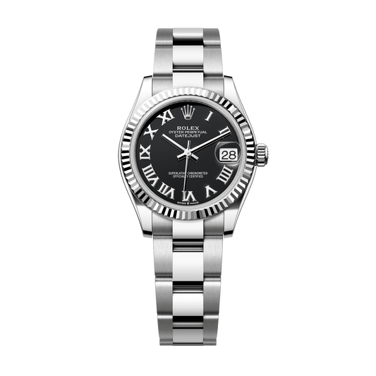 Rolex Datejust 31 Black Dial WG/Steel Oyster Bracelet 278274