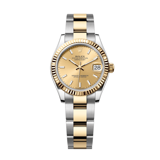 Rolex Datejust 31 Champagne Dial YG/Steel Oyster Bracelet 278273