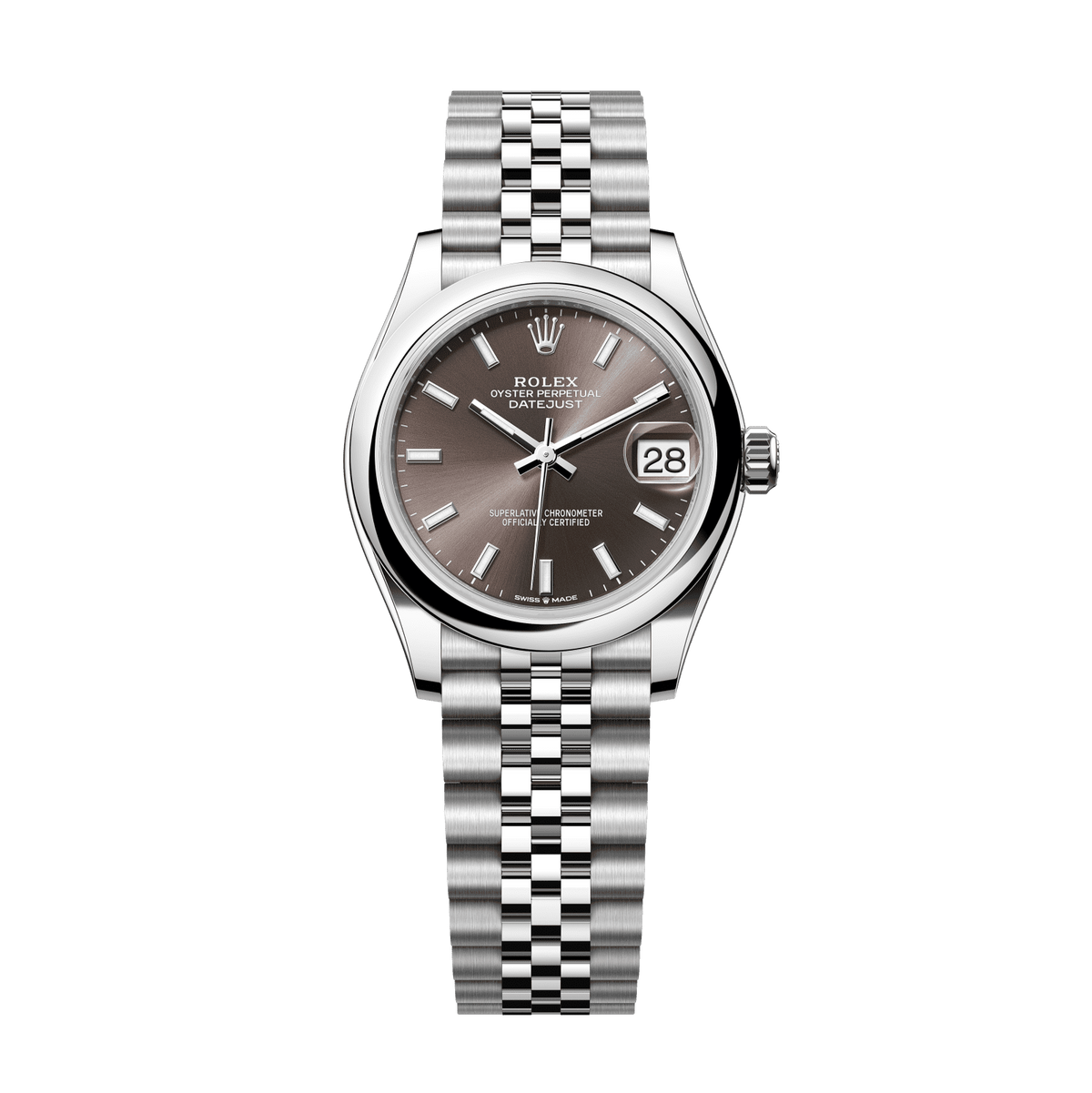 Rolex Datejust 31 Grey Dial Stainless Steel Jubilee Bracelet 278240