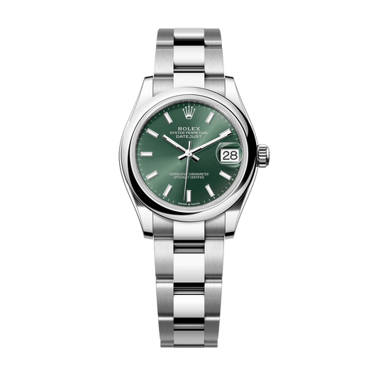 Rolex Datejust 31 Green Dial Stainless Steel Oyster Bracelet 278240