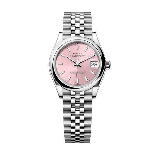 Rolex Datejust 31 Pink Dial Stainless Steel Jubilee Bracelet 278240
