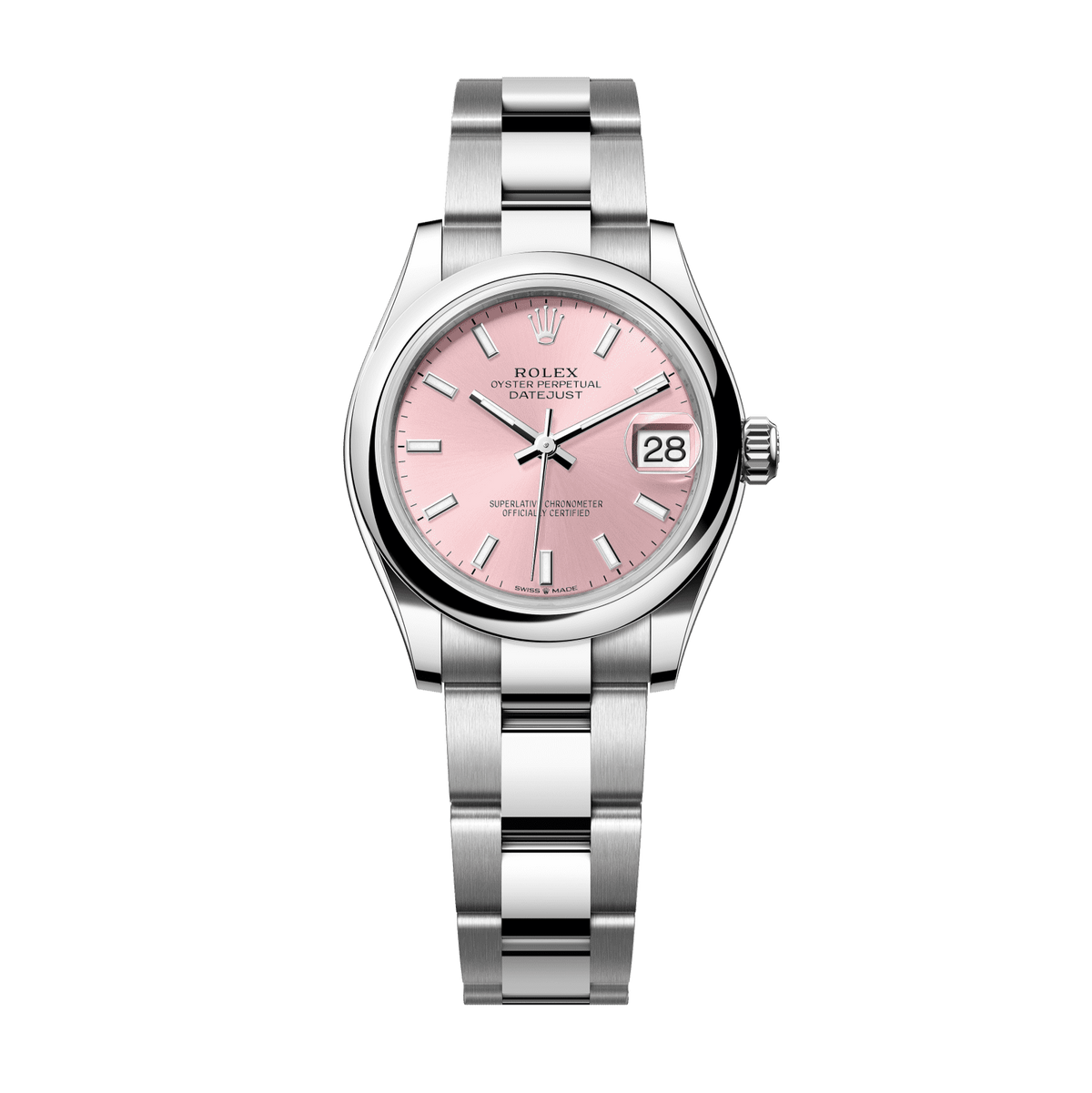 Rolex Datejust 31 Pink Dial Stainless Steel Oyster Bracelet 278240