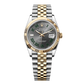 Rolex Datejust 36 Gray Dial YG/Steel Jubilee Bracelet 126233