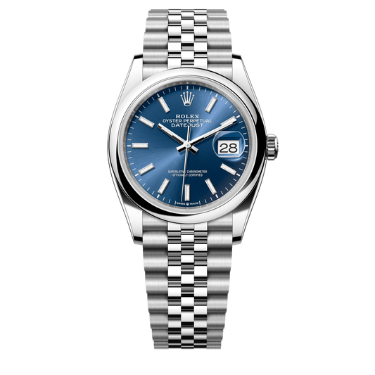 Rolex Datejust 36 Blue Dial Stainless Steel Jubilee Bracelet 126200
