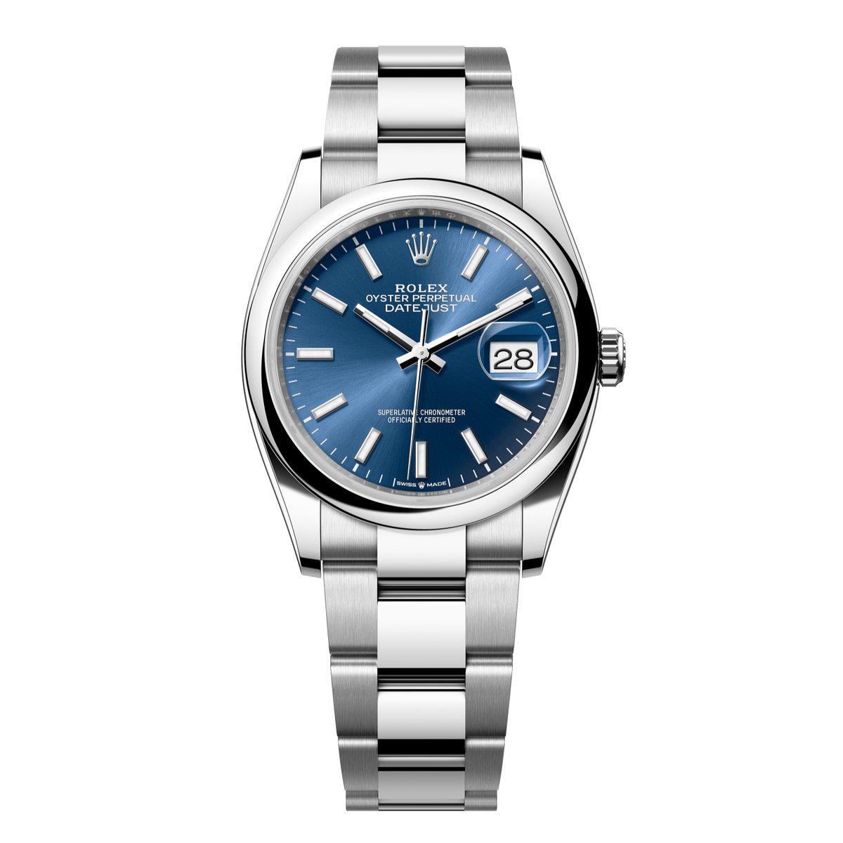 Rolex Datejust 36 Blue Dial Stainless Steel Oyster Bracelet 126200