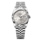 Rolex Datejust 18k/SS 36mm Silver index  Dial Jubilee  Bracelet Men's Watch 126234