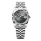 Rolex Datejust 18k/SS 36mm Wimbledon Slate Dial Jubilee  Bracelet Men's Watch 126234