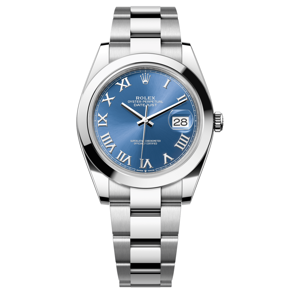 Rolex Datejust 41 Blue Dial Stainless Steel Oyster Bracelet 126300