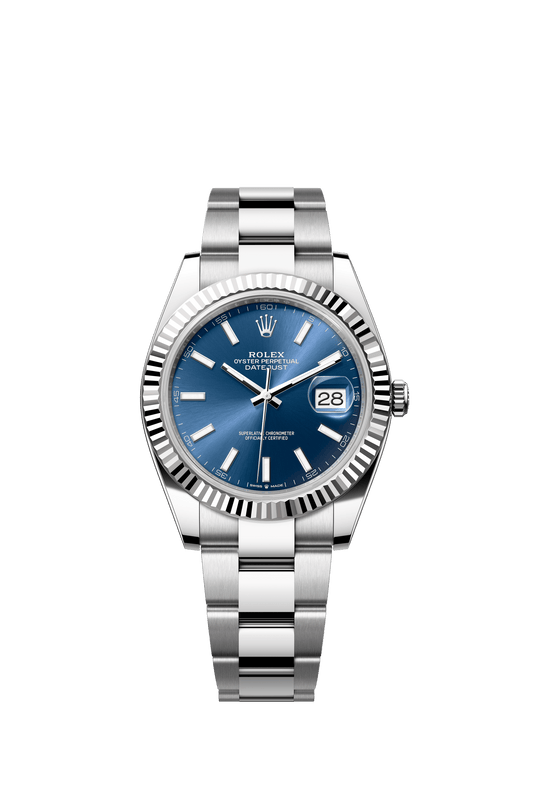 Rolex Datejust 41 Blue Dial Stainless Steel Oyster Bracelet 126334