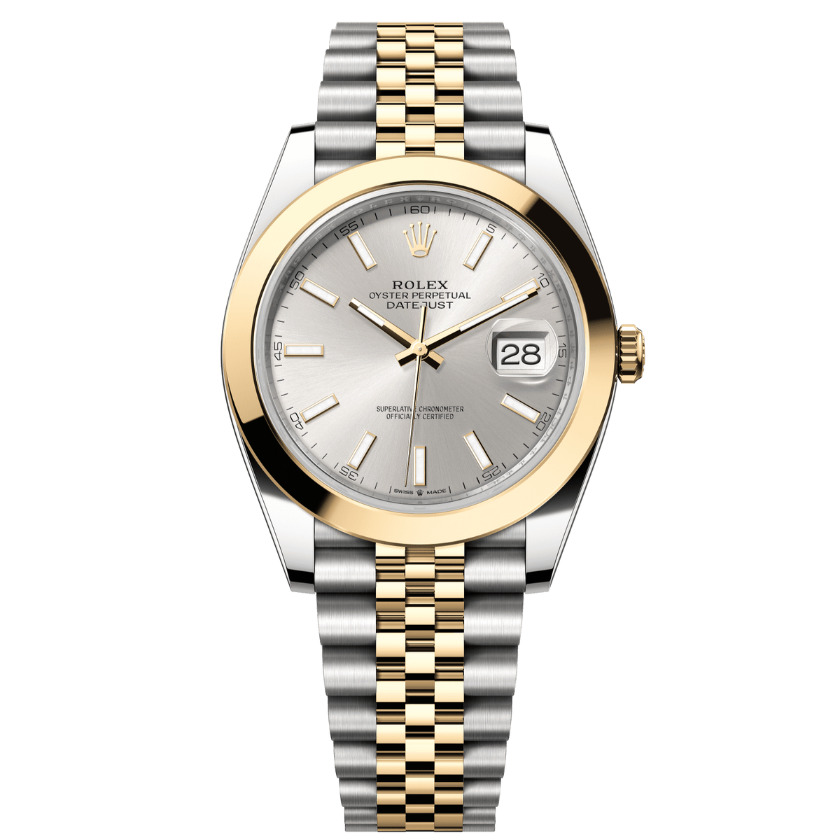 Rolex Datejust 41 Silver Dial YG/Steel Jubilee Bracelet 126303
