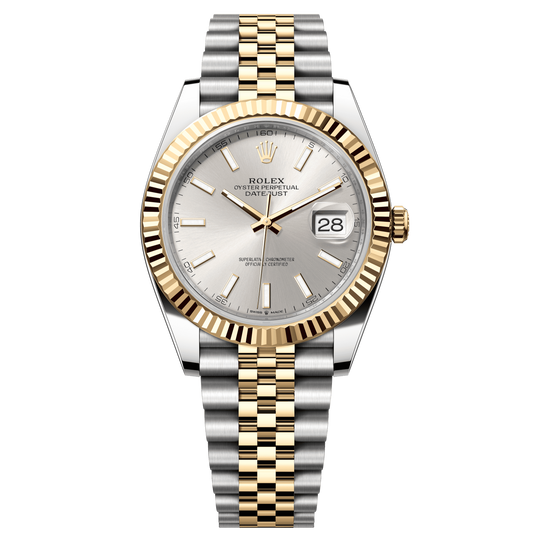 Rolex Datejust 41 Silver Dial YG/Steel Jubilee Bracelet 126333