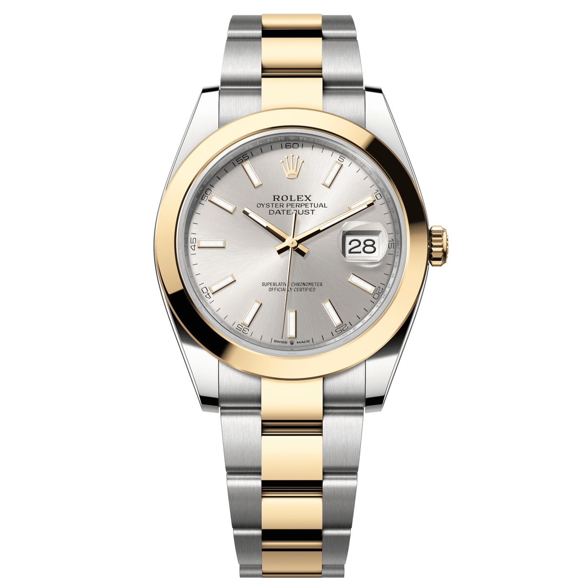 Rolex Datejust 41 Silver Dial YG/Steel Oyster Bracelet 126303