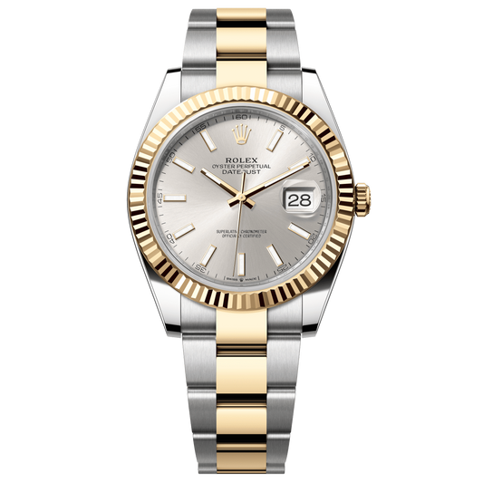 Rolex Datejust 41 Silver Dial YG/Steel Oyster Bracelet 126333