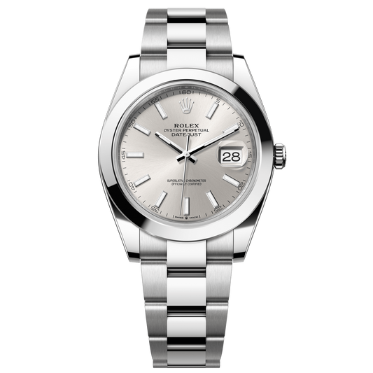 Rolex Datejust 41 Silver Dial Stainless Steel Oyster Bracelet 126300