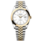 Rolex Datejust 41 White Dial YG/Steel Jubilee Bracelet 126303