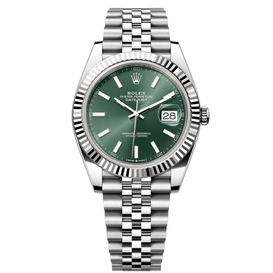 Rolex Datejust 41mm Stainless Steel 126334 GXJ Green