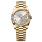 Rolex Day-Date 40mm Silver Dial Yellow Gold President Bracelet 228238