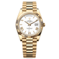 Rolex Day-Date 40mm White Dial Yellow Gold President Bracelet 228238
