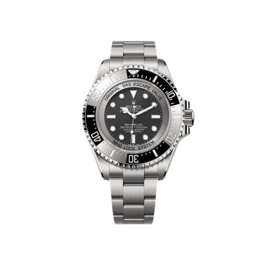 Rolex Deepsea Black Dial Stainless Steel Oyster Bracelet 126067