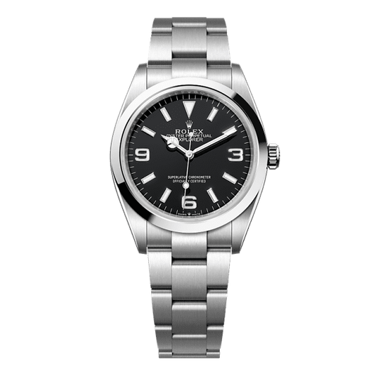 Rolex Explorer 36mm Black Dial Stainless Steel Oyster Bracelet 124270