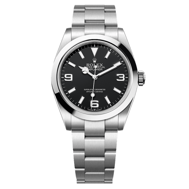 Rolex Explorer 40mm Black Dial Stainless Steel Oyster Bracelet 224270