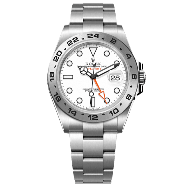 Rolex Explorer II 42mm White Dial Stainless Steel Oyster Bracelet 226570