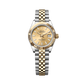 Rolex Datejust 28mm Champagne Dial YG/Steel Jubilee Bracelet 279173
