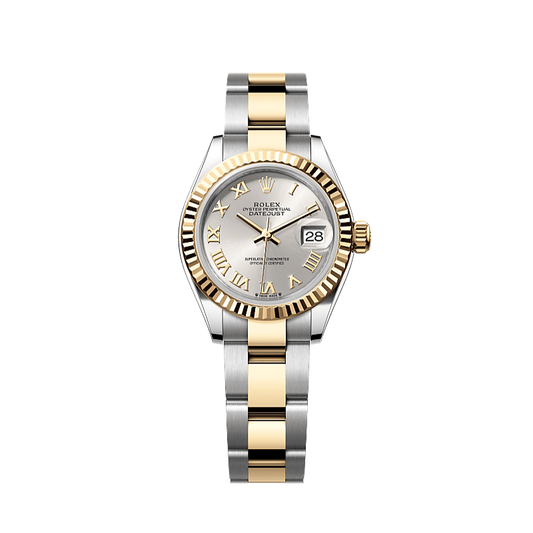 Rolex Datejust 28mm Silver Dial Yellow Gold Oyster Bracelet 279173