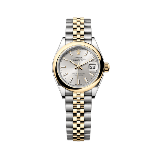 Rolex Datejust 28mm Silver Dial YG/Steel Jubilee Bracelet 279163