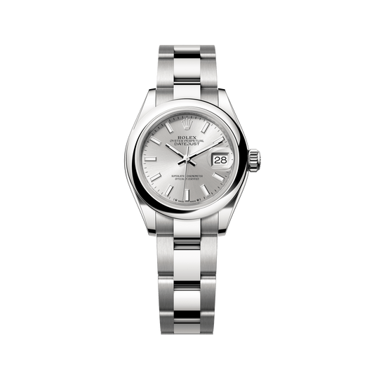 Rolex Datejust 28mm Silver Dial Stainless Steel Oyster Bracelet 279160