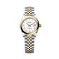Rolex Datejust 28mm White Dial YG/Steel Jubilee Bracelet 279163