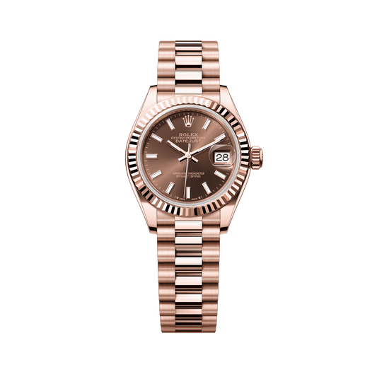 Rolex Day-Date 28mm White Dial White Gold President Bracelet 279175