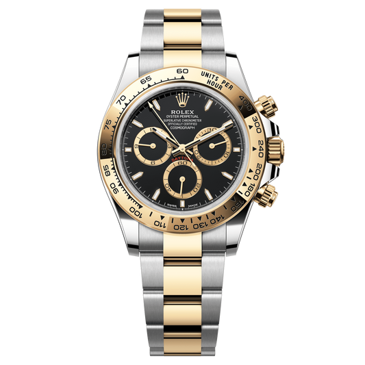 Rolex Datejust 40mm Black Dial Everose/Steel Oyster Bracelet 126503