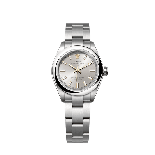 Rolex Oyster Perpetual 28mm Silver Dial Stainless Steel Oyster Bracelet 276200