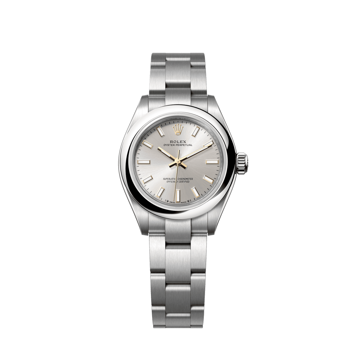 Rolex Oyster Perpetual 28mm Silver Dial Stainless Steel Oyster Bracelet 276200
