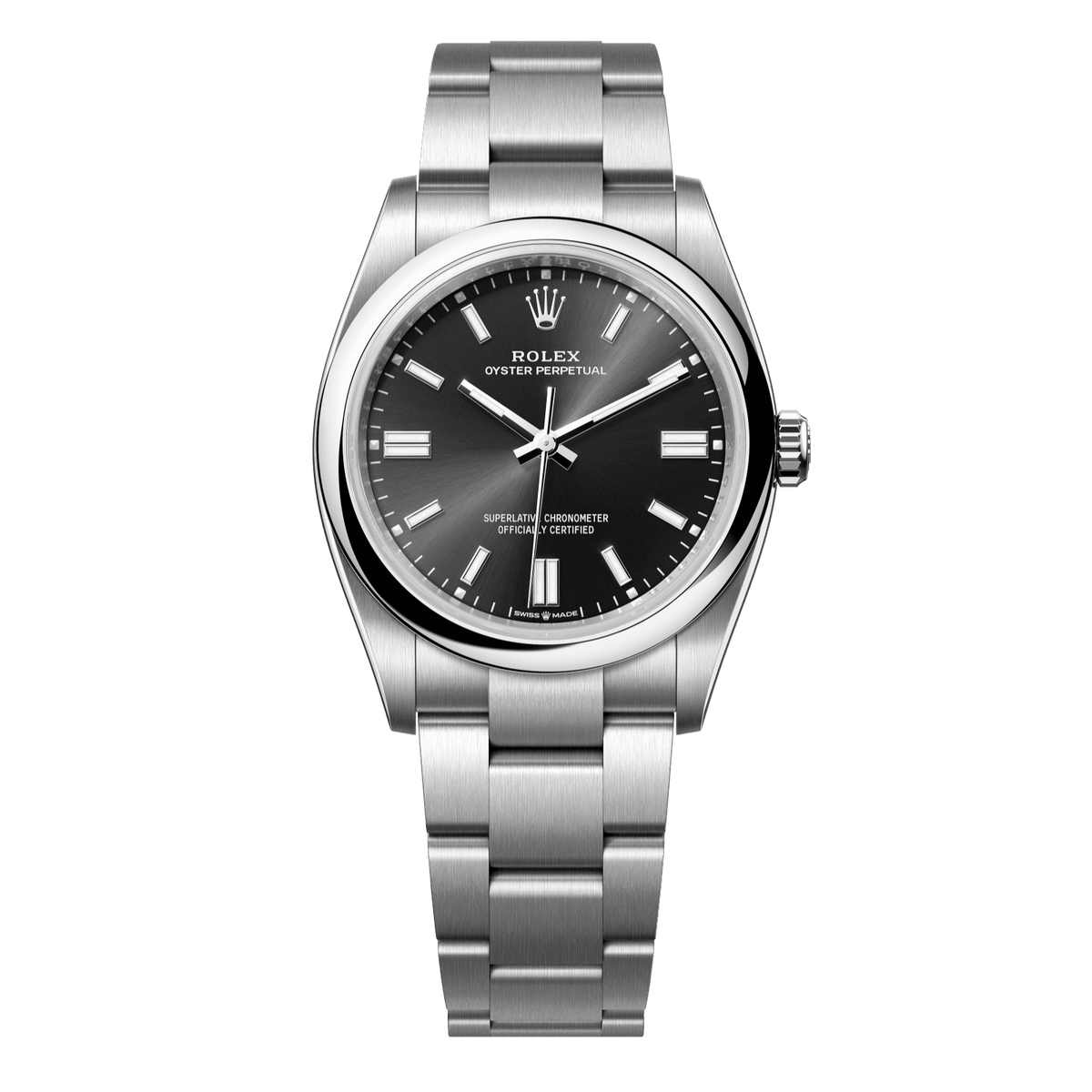 Rolex Oyster Perpetual 36mm Black Dial Stainless Steel Oyster Bracelet 126000