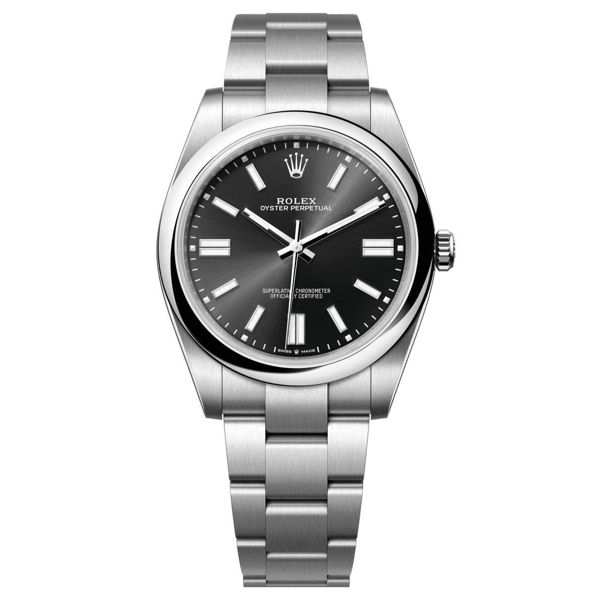 Rolex Oyster Perpetual 41mm Black Dial Stainless Steel Oyster Bracelet 124300