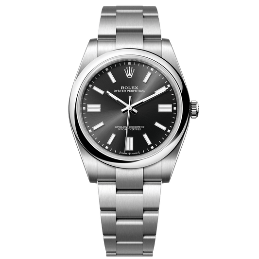 Rolex Oyster Perpetual 41mm Black Dial Stainless Steel Oyster Bracelet 124300