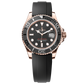Rolex Yacht-Master 40mm Black Dial Everose Gold Oyster Bracelet 126655