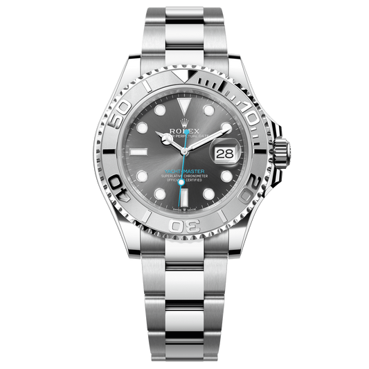 Rolex Yacht-Master 40mm Slate Dial Platinum Oyster Bracelet 126622