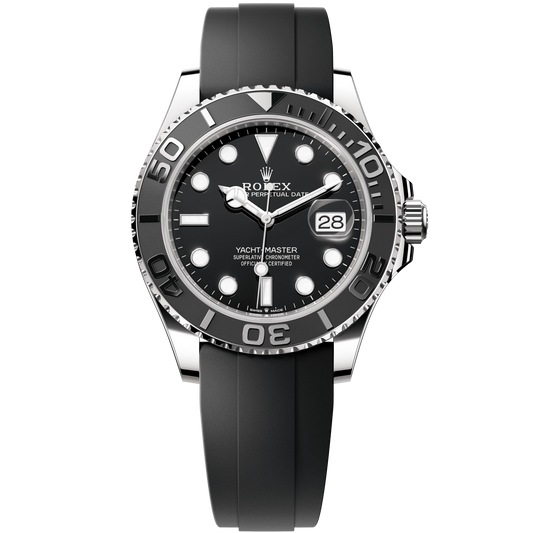 Rolex Yacht-Master 42mm Black Dial White Gold Oyster Bracelet 226659