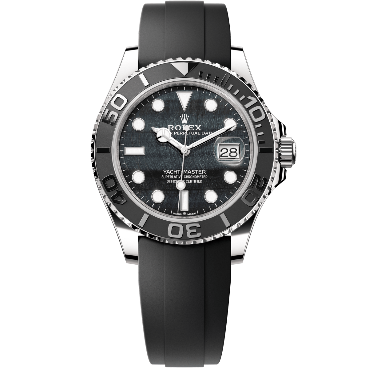 Rolex Yacht-Master 42mm White Dial White Gold Oyster Bracelet 226659