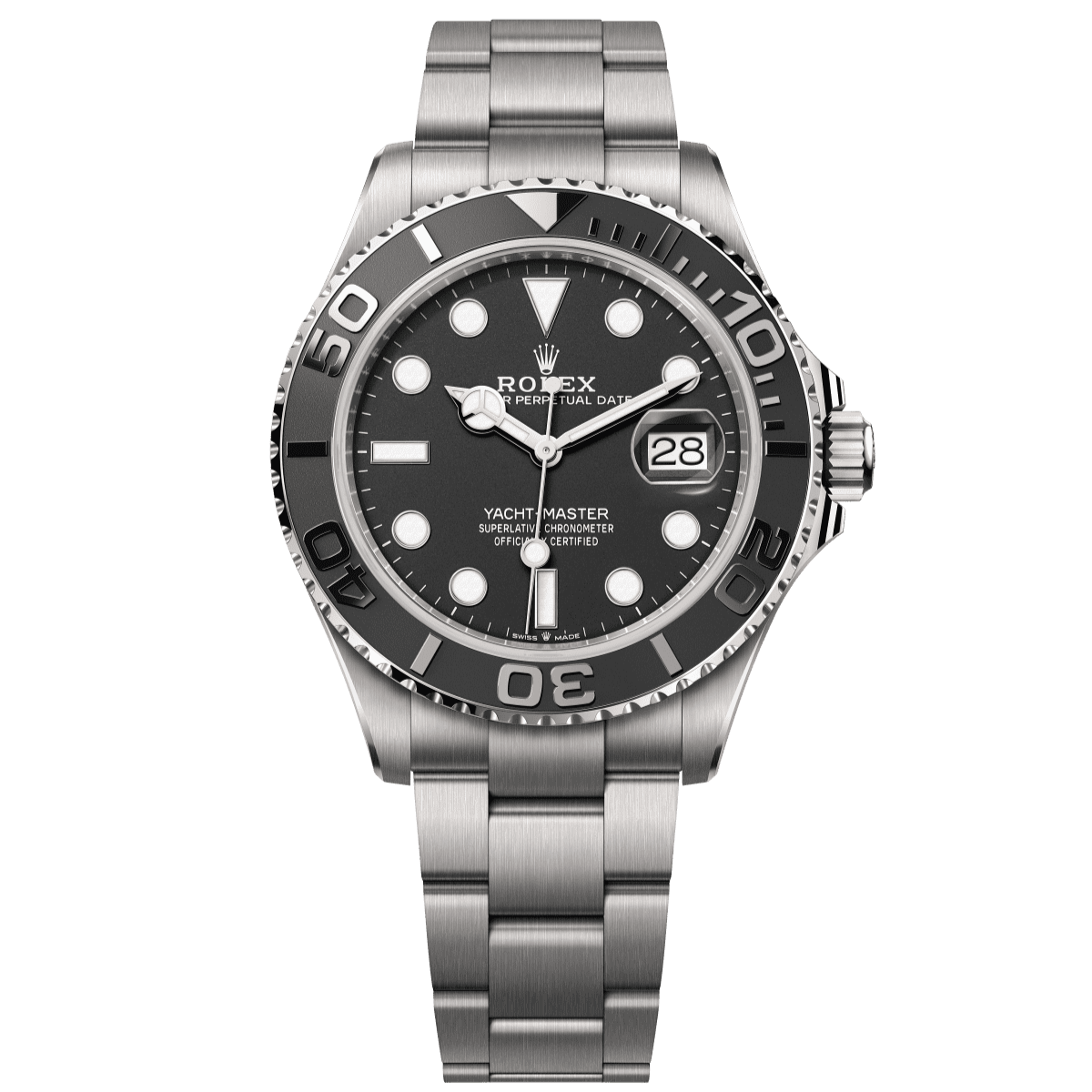 Rolex Yacht-Master 42mm Black Dial Stainless Steel Oyster Bracelet 226627