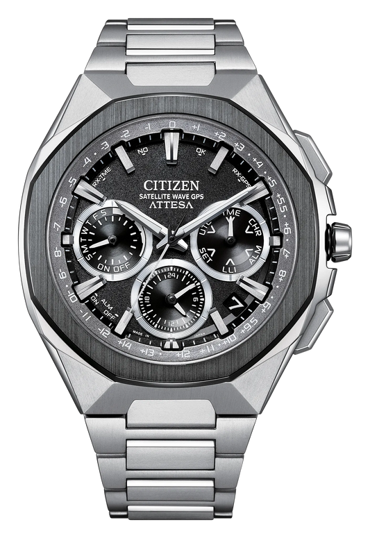 Citizen Attesa Gray Dial Super Titanium Bracelet CC4104-53E