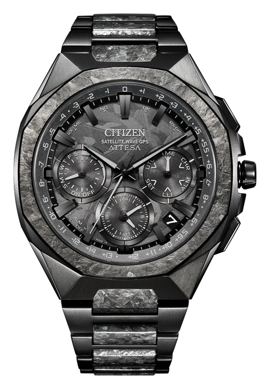 Citizen Attesa Black Dial Super Titanium Bracelet CC4107-80H