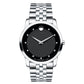 Movado Museum diamond dial on stainless steel band 40mm 0606878