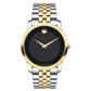 Movado Museum dial two tone case on stainless steel band 40mm 0606899