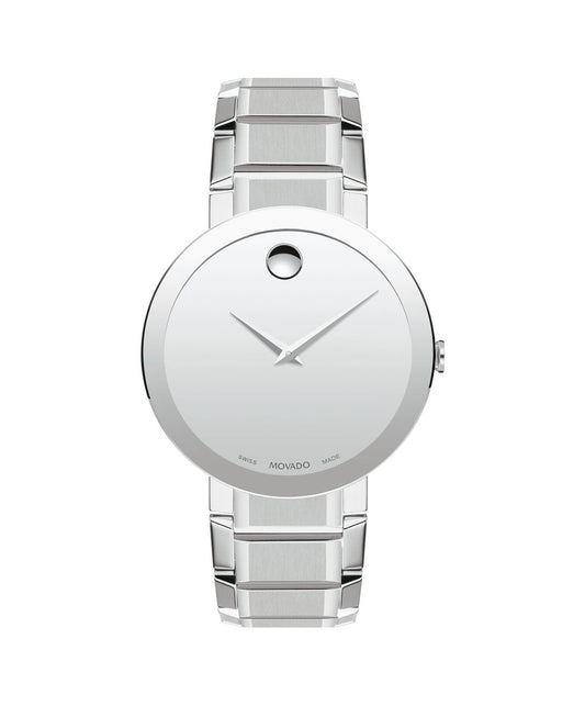 Movado Stainless Steel Sapphire Mirror 0607178