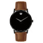 Movado Musuem Classic 40mm Men's Black PVD Finished Stainles Steel 0607273