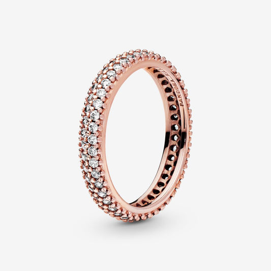 Elegant Pavé Band Ring
